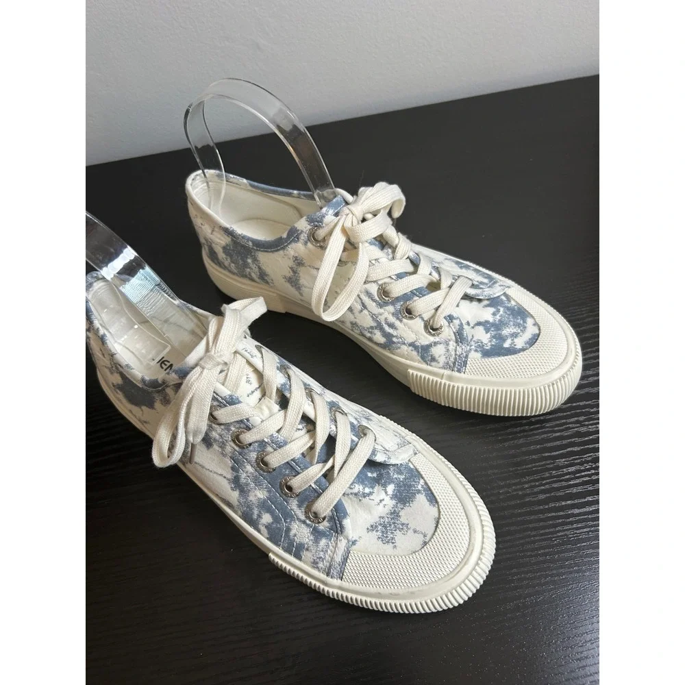JENN ARDOR Women Tie Dye Canvas Low Top Sneakers Lace Up Casual Shoes